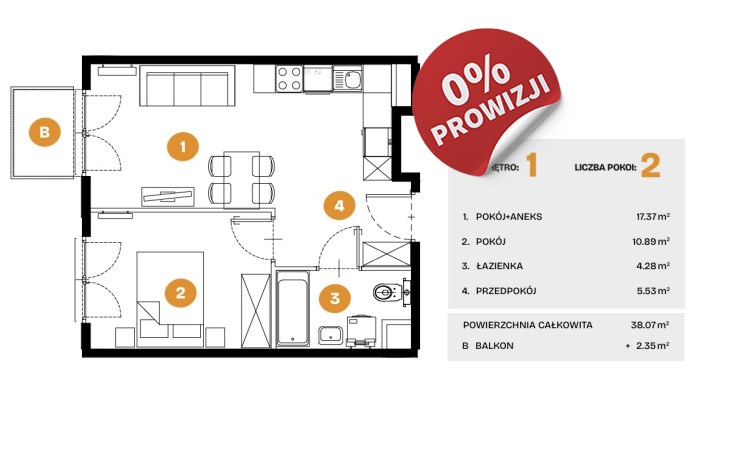 mieszkanie na sprzedaż - Kraków, Bronowice, Na Błonie 