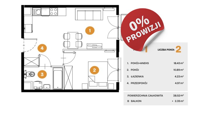 mieszkanie na sprzedaż - Kraków, Bronowice, Na Błonie 