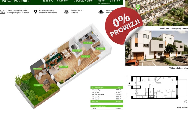 mieszkanie na sprzedaż - Tarnów, Zabłocie, Skrzyszowska