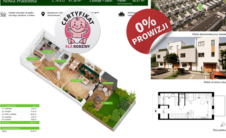 mieszkanie na sprzedaż - Tarnów, Zabłocie, Skrzyszowska